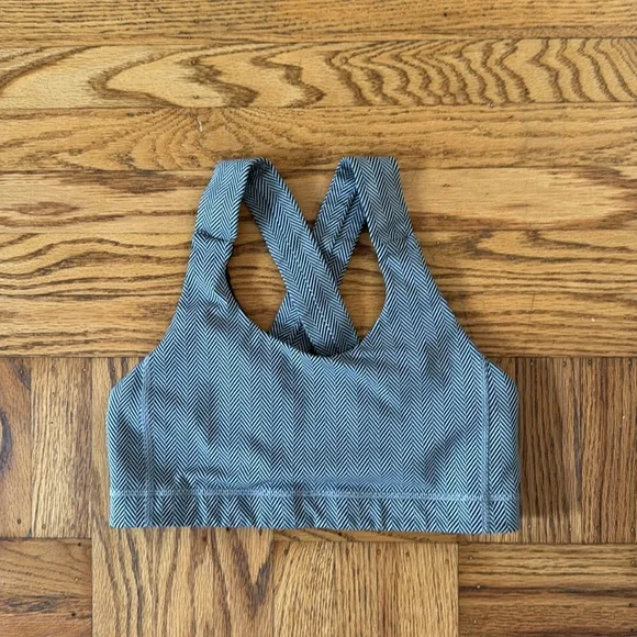 Lululemon All Sport Bra Giant Herringbone Size 8 - Picture 1 of 4